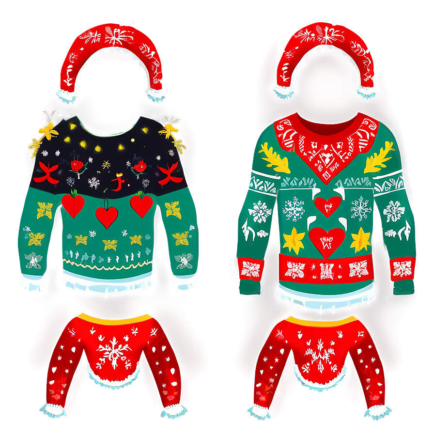 Festive Ugly Sweaters Png 28 PNG Image