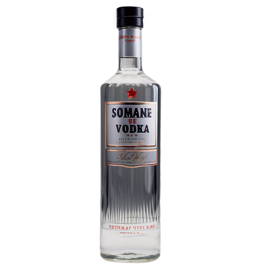 Festive Vodka Bottle Png Hcg33 PNG Image