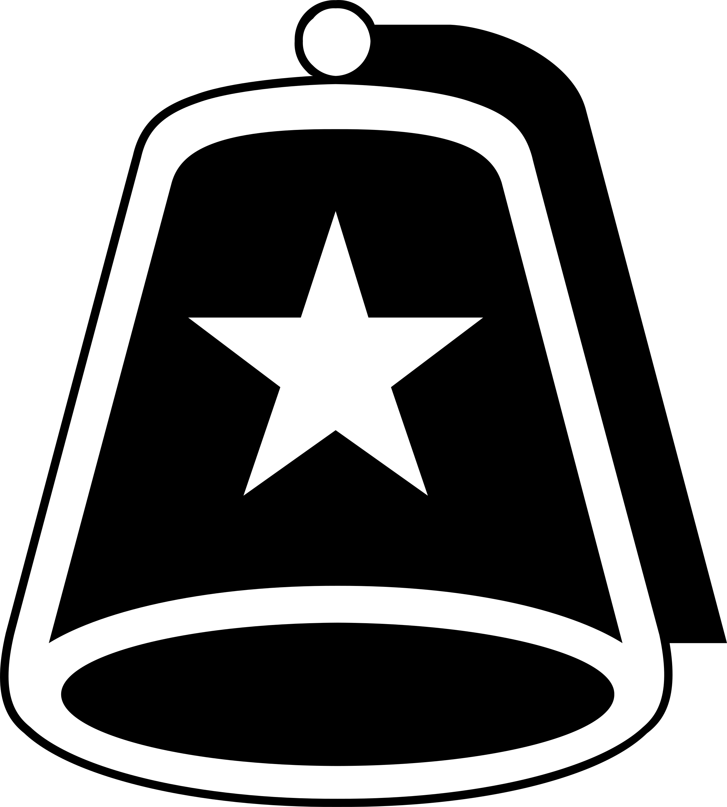 Fez Hat Icon Blackand White PNG Image