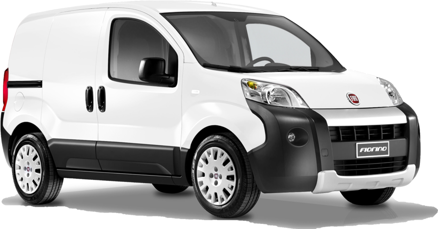 Fiat Fiorino Compact Van White PNG Image