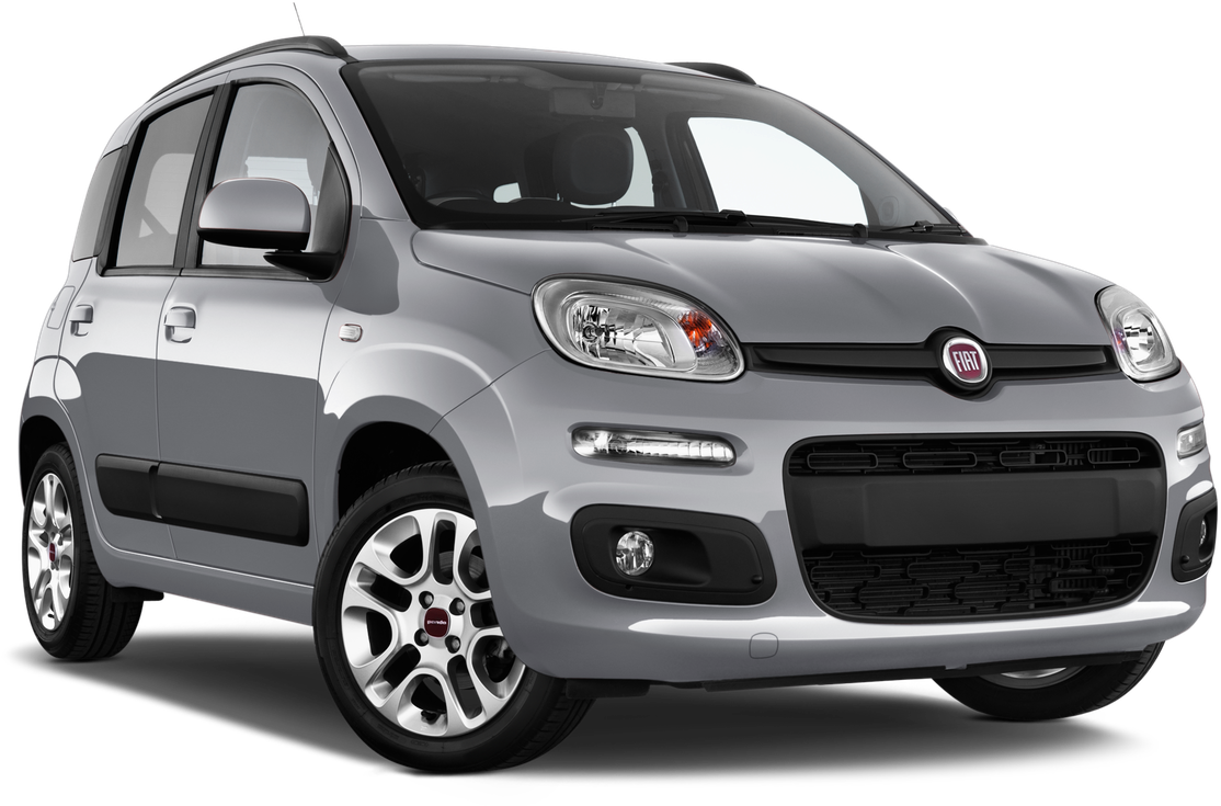 Fiat Panda City Car Profile View PNG Image