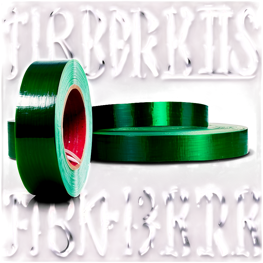 Fiber Green Tape Png Xcp73 PNG Image