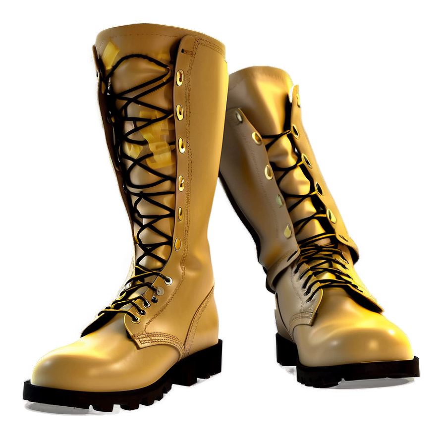 Field-ready Soldier Boots Png Vjw12 PNG Image