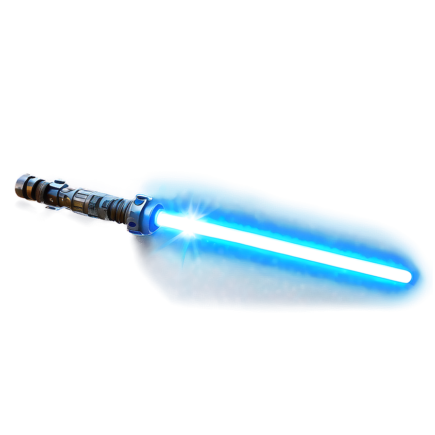 Fierce Blue Lightsaber Battle Png 06262024 PNG Image