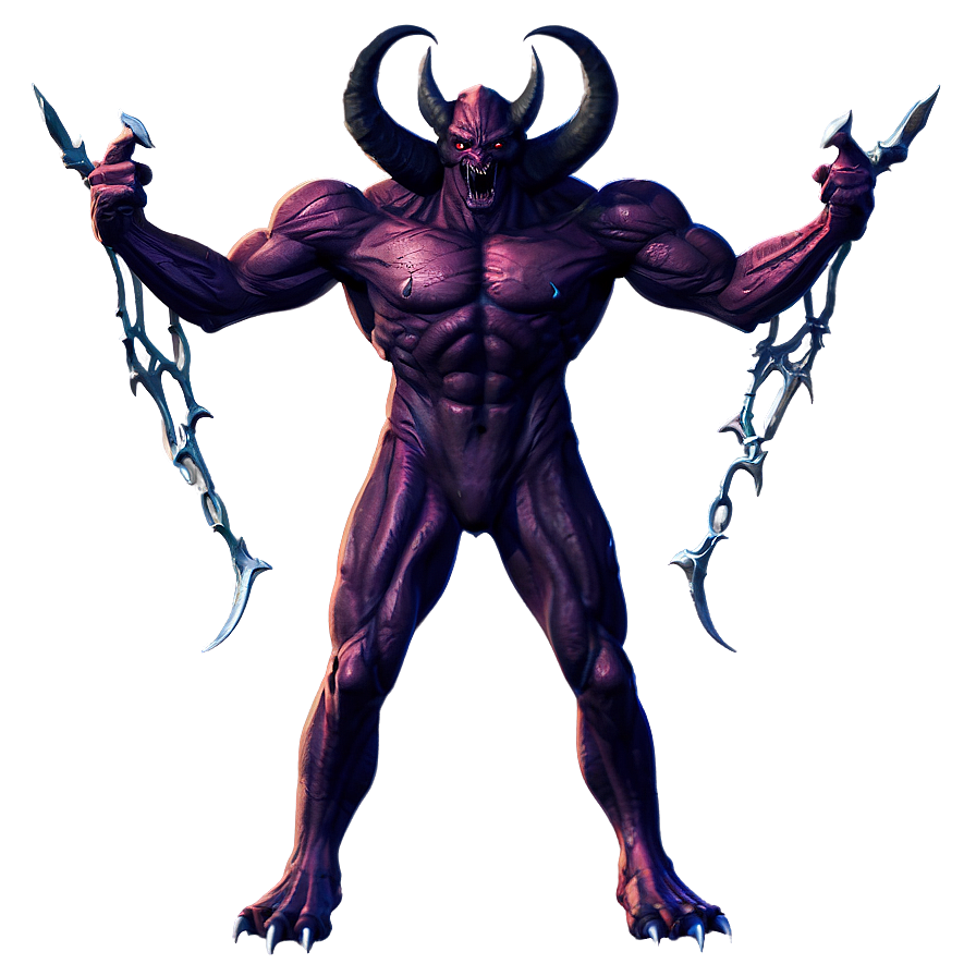 Fierce Demon Drawing Png Imv PNG Image