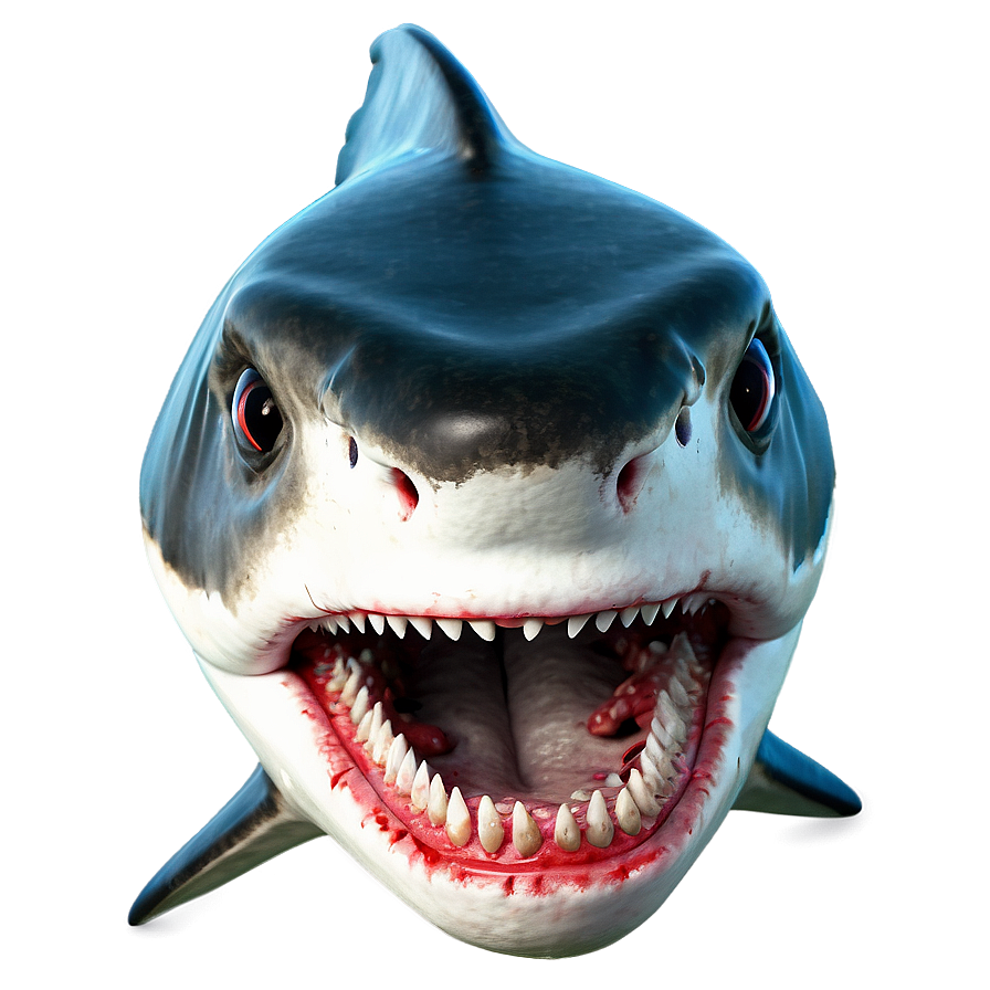 Fierce Shark Jaw Artwork Png 06292024 PNG Image