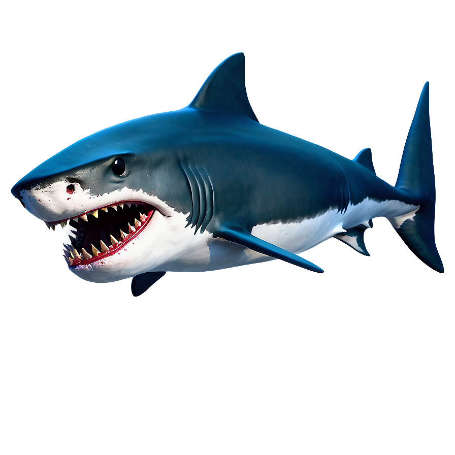 Fierce Shark Jaw Artwork Png Mja47 PNG Image