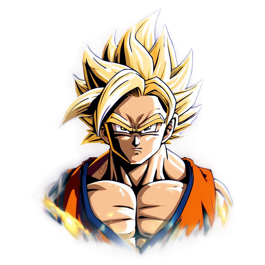 Fierce Super Saiyan Hair Png 06122024 PNG Image