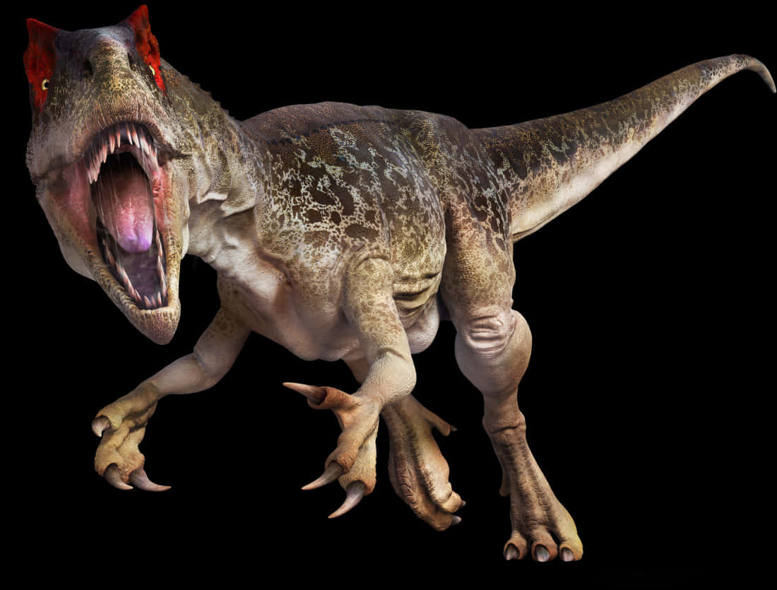 Fierce_ Tyrannosaurus_ Rex_ Roaring PNG Image