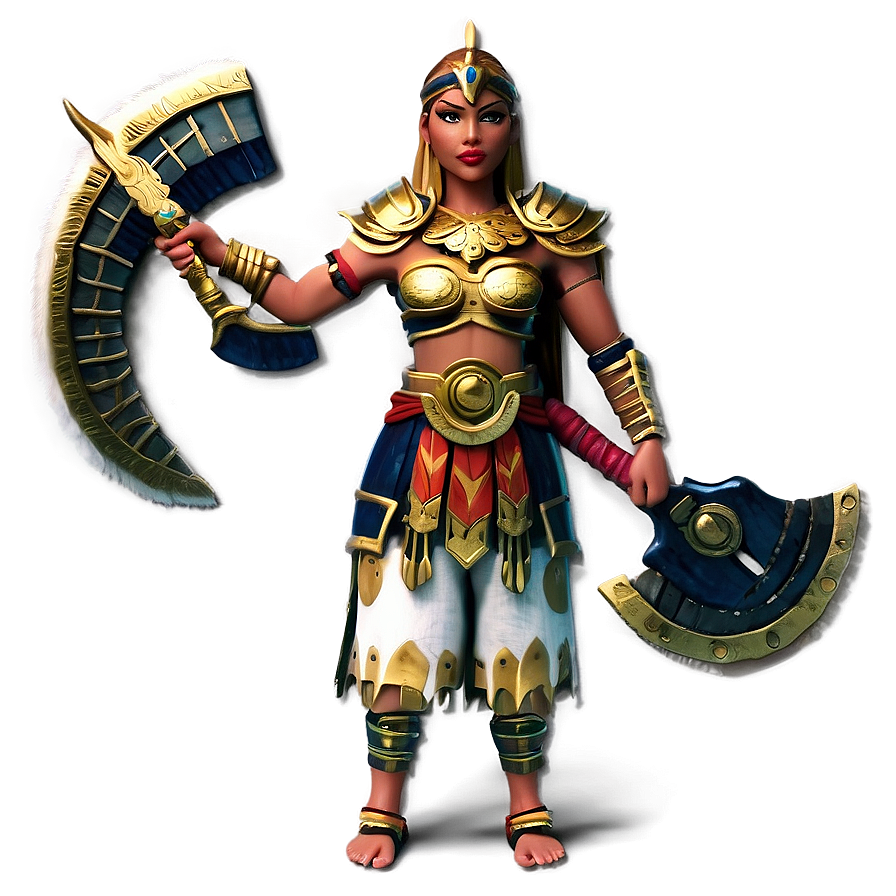 Fierce Warrior Goddess Png 19 PNG Image