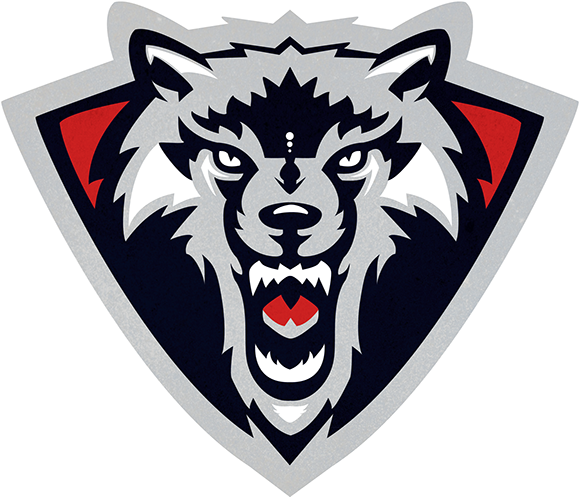 Fierce Wolf Shield Logo PNG Image