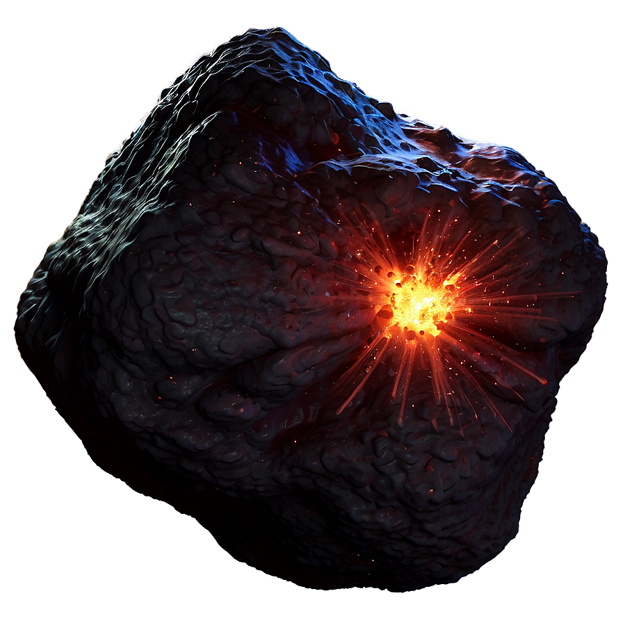 Fiery Asteroid Png Pgi98 PNG Image