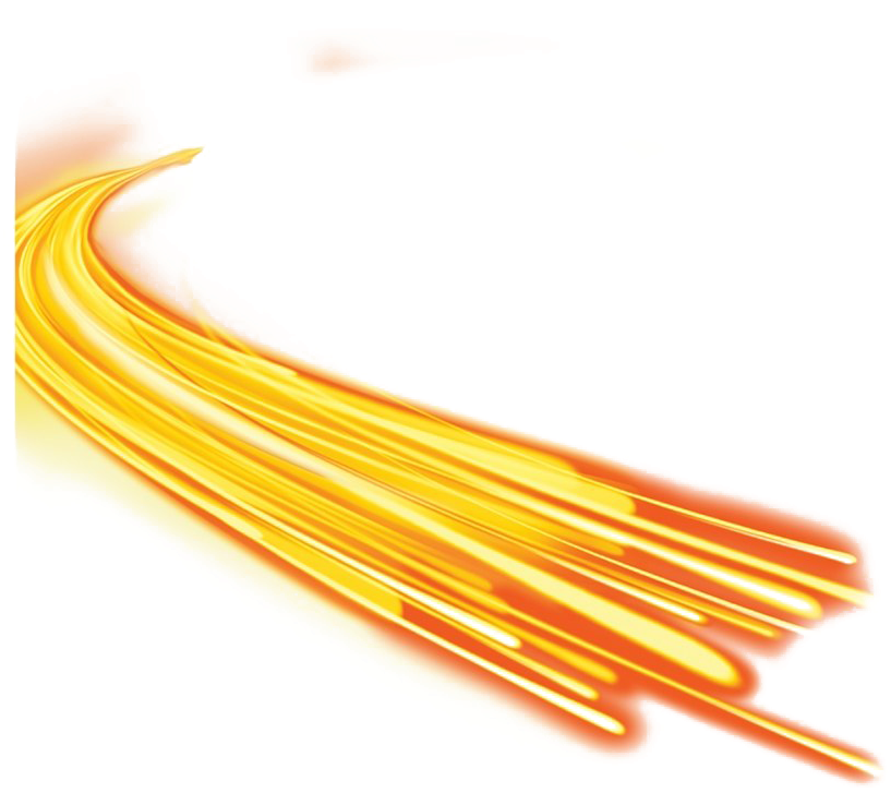 Fiery Comet Graphic PNG Image