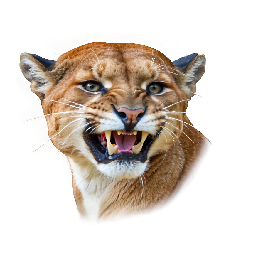 Fiery Cougar Spirit Png Ijp PNG Image