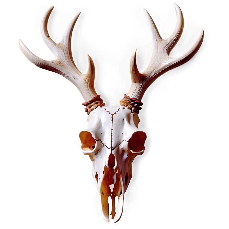 Fiery Deer Skull Design Png Gpq70 PNG Image