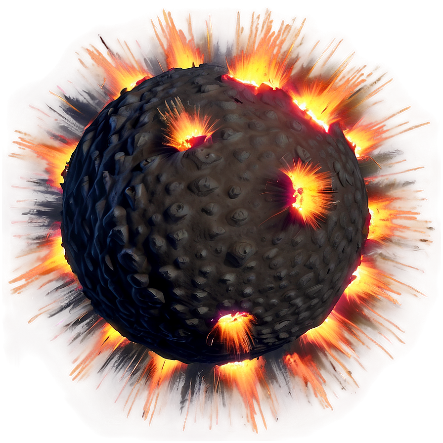 Fiery Detonation Png 06122024 PNG Image