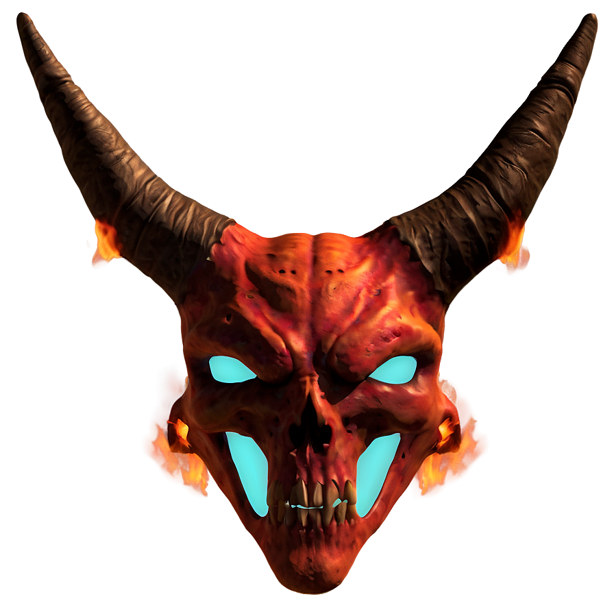 Fiery Devil Horns Png Xby55 PNG Image