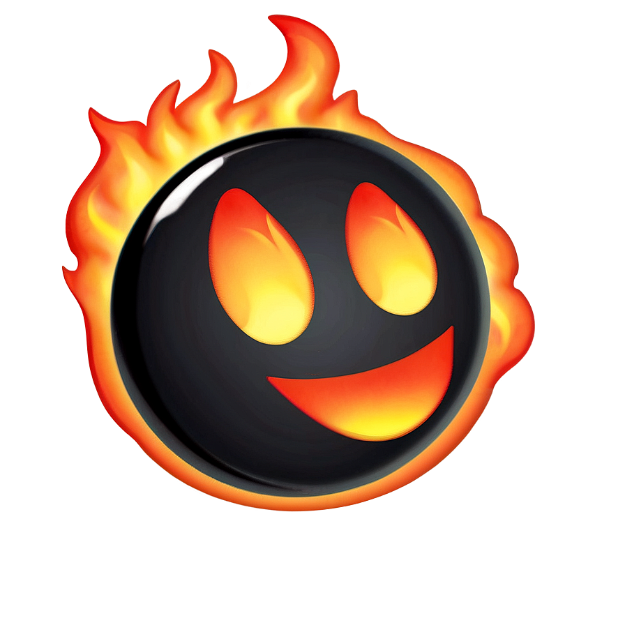 Fiery Emoji Expression Png 41 PNG Image