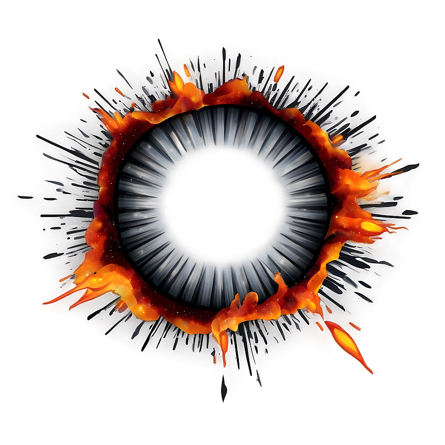 Fiery Explosion Design Png 21 PNG Image