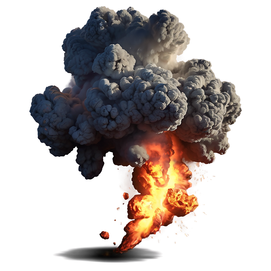 Fiery Explosion Design Png 45 PNG Image