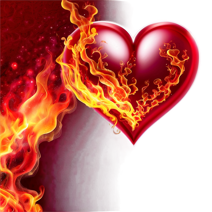 Fiery Hearts Png 05032024 PNG Image