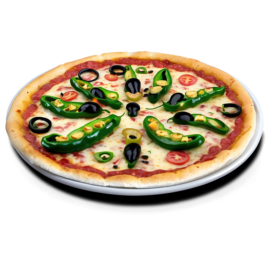 Fiery Jalapeño Pizza Png 33 PNG Image