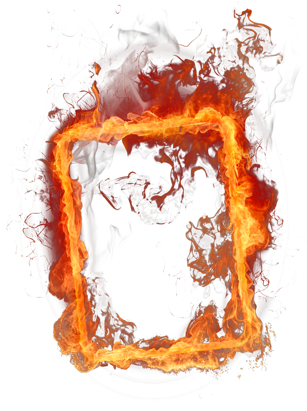 Fiery_ Letter_ D_ Illustration PNG Image