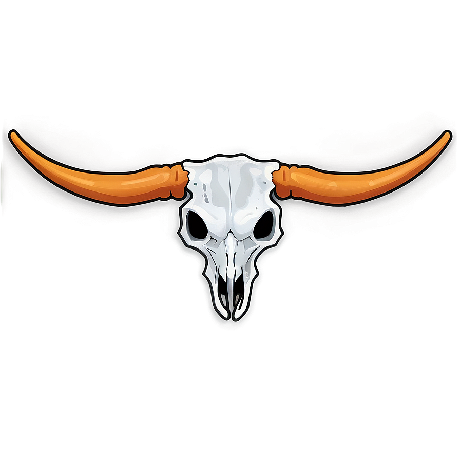 Fiery Longhorn Skull Concept Png 83 PNG Image