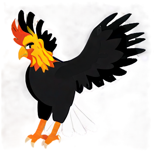 Fiery Phoenix Eagle Concept Png D PNG Image