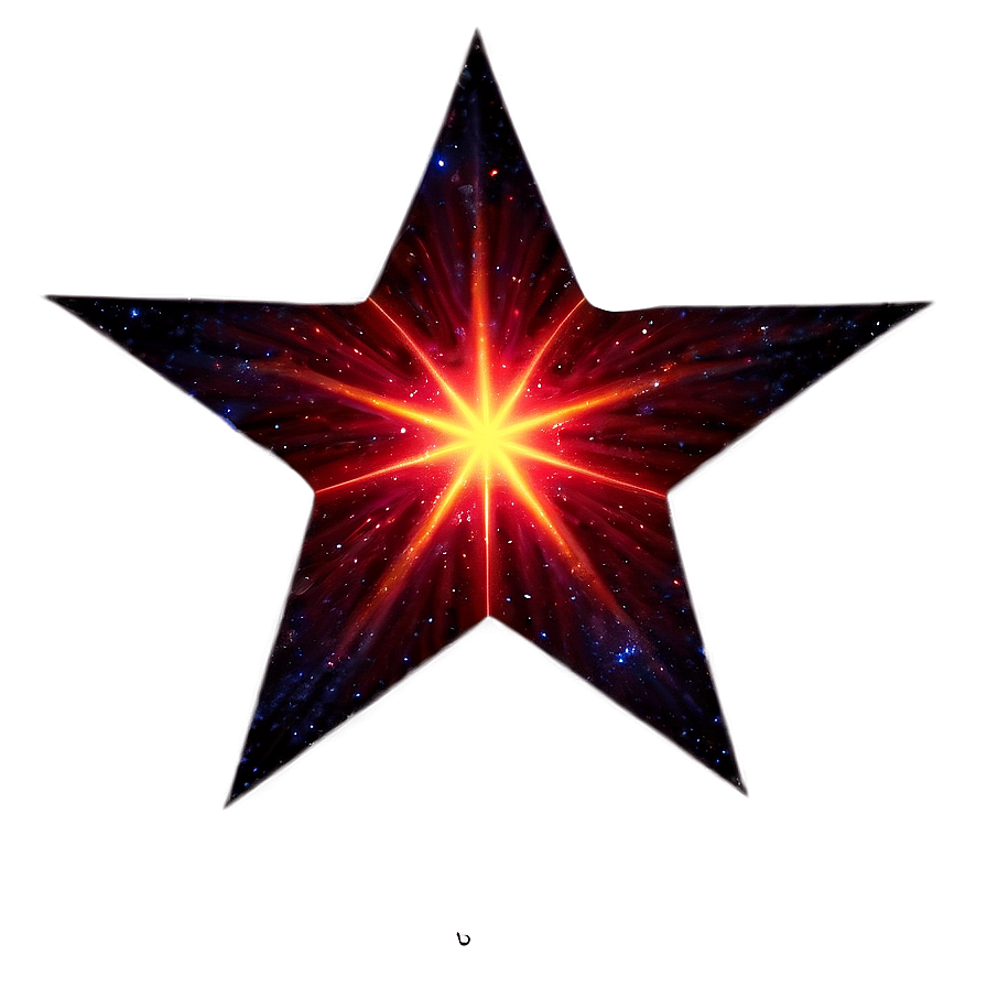 Fiery Red Star Png 88 PNG Image