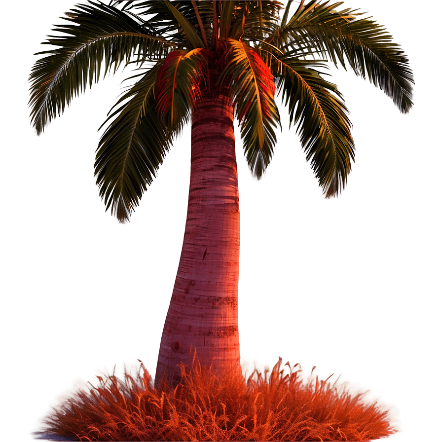 Fiery Sunset Palmera View Png 06262024 PNG Image