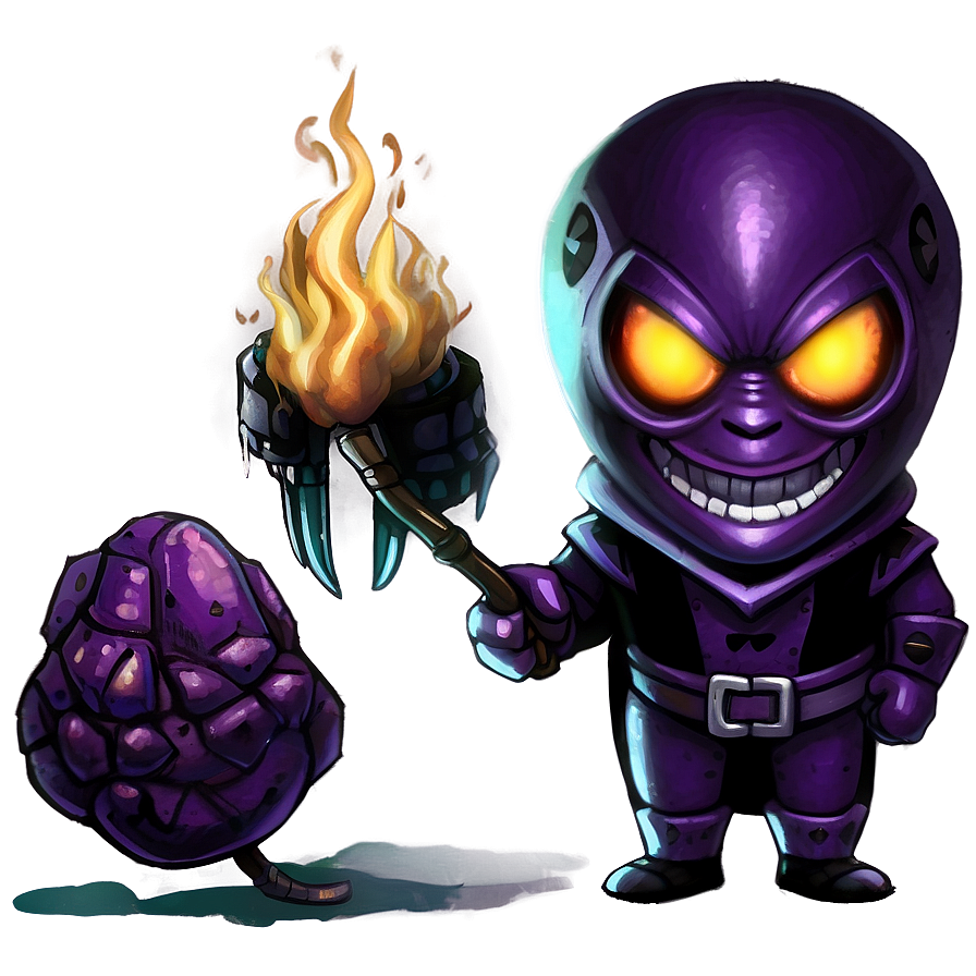 Fiery Villain Png Cxk51 PNG Image