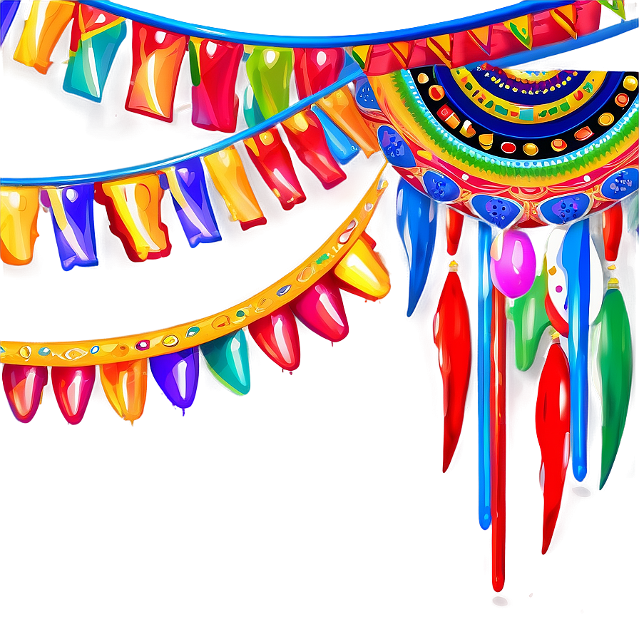 Fiesta Celebration Banner Png Csg PNG Image