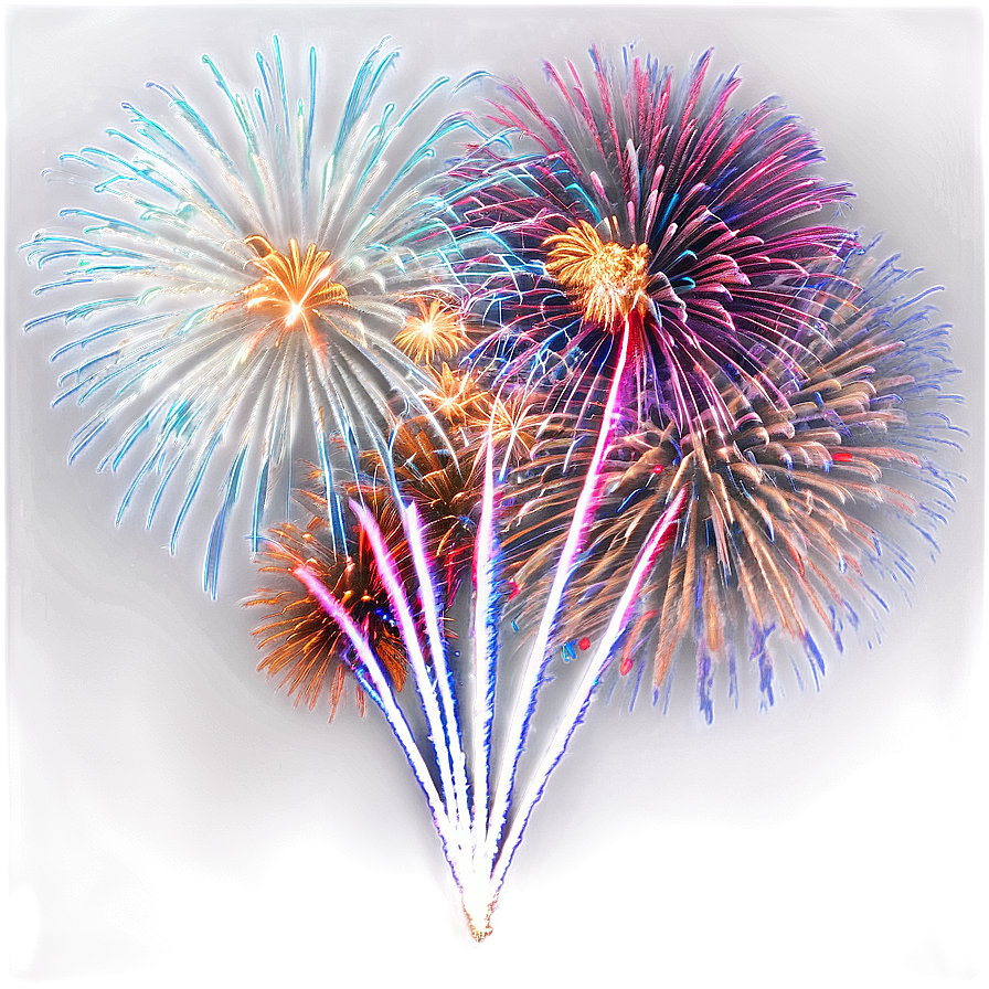 Fiesta Fireworks Display Png Ddu PNG Image