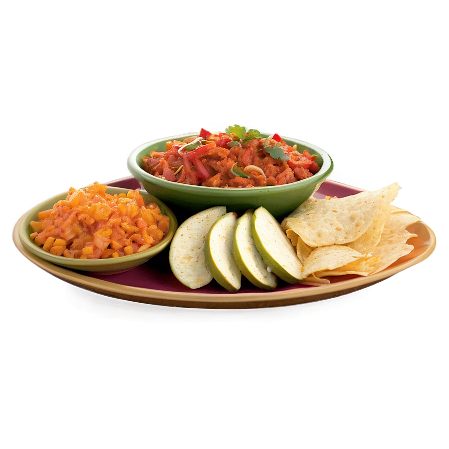 Fiesta Food Platter Png 06202024 PNG Image