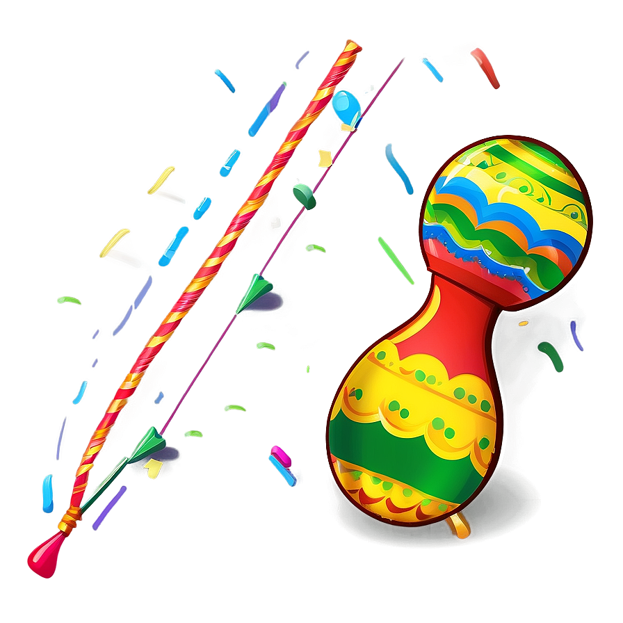 Fiesta Maraca Art Png Hwt23 PNG Image