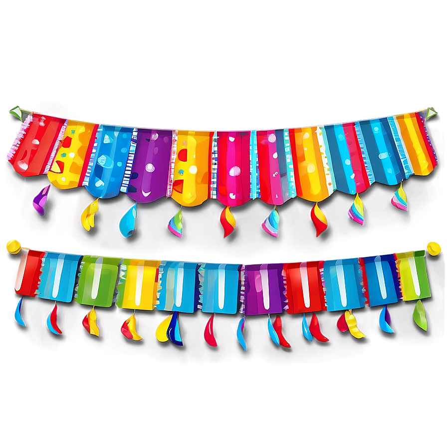 Fiesta Streamers Png Yeq57 PNG Image