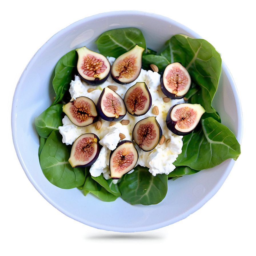 Fig And Goat Cheese Salad Png Odf PNG Image