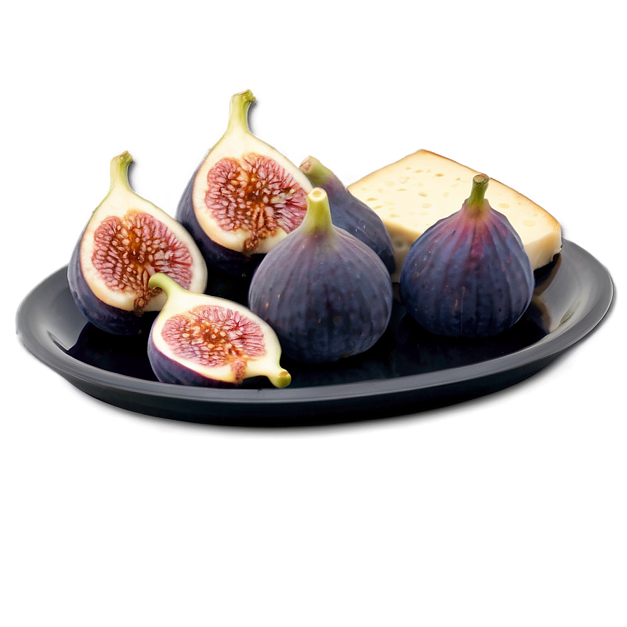 Fig Cheese Platter Png 06202024 PNG Image