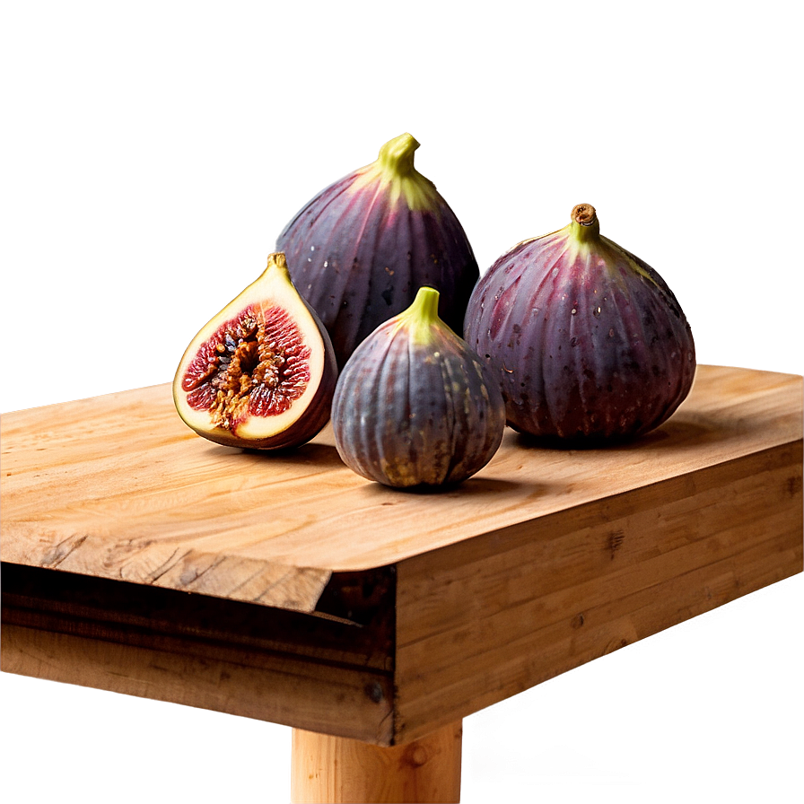 Figs On Wooden Table Png 06252024 PNG Image