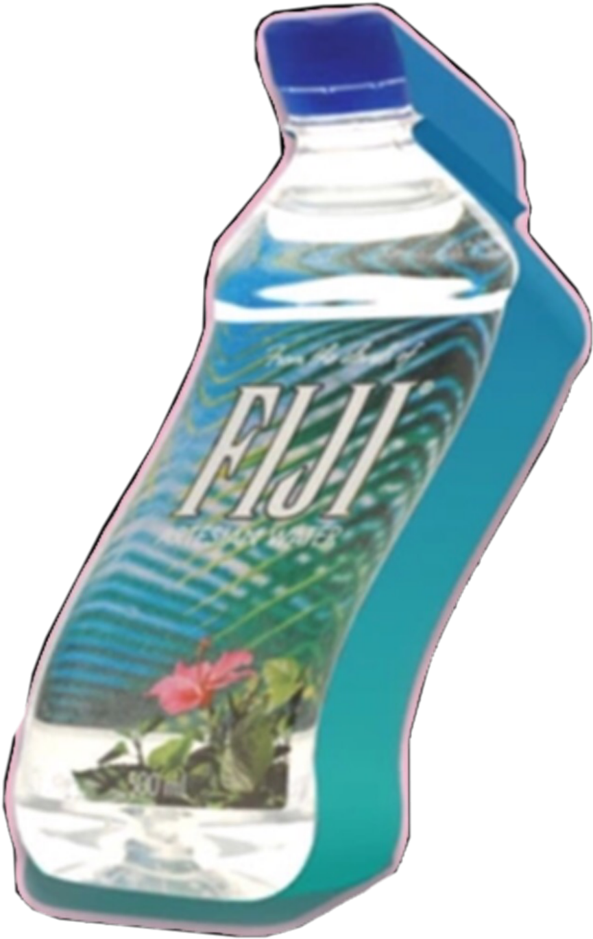 Fiji Water Bottle Transparent Background PNG Image