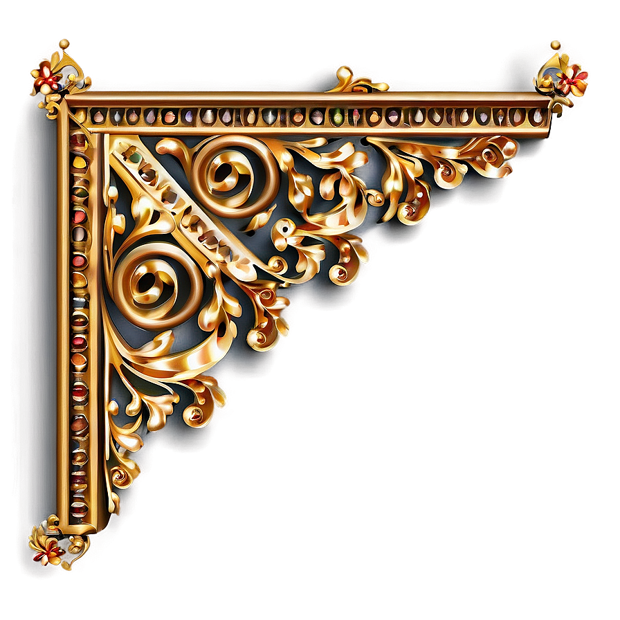 Filigree Corner Vector Png Ksh PNG Image