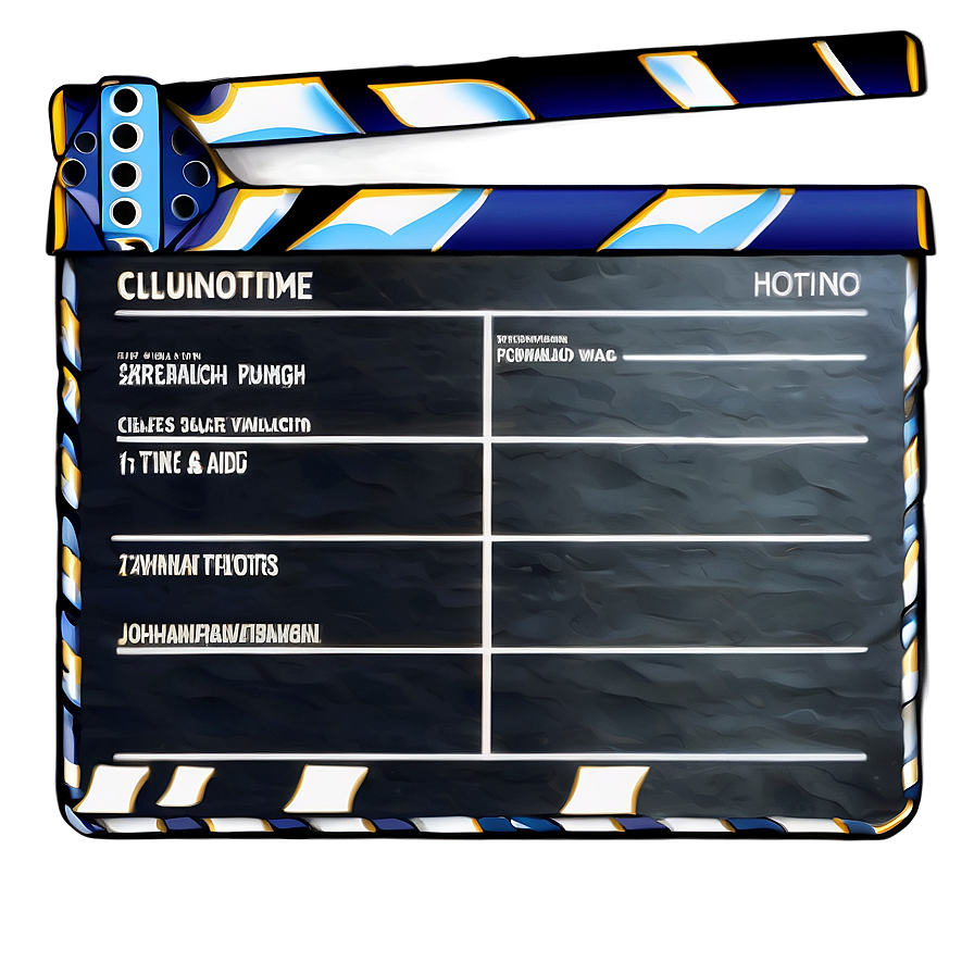 Film Slate A PNG Image