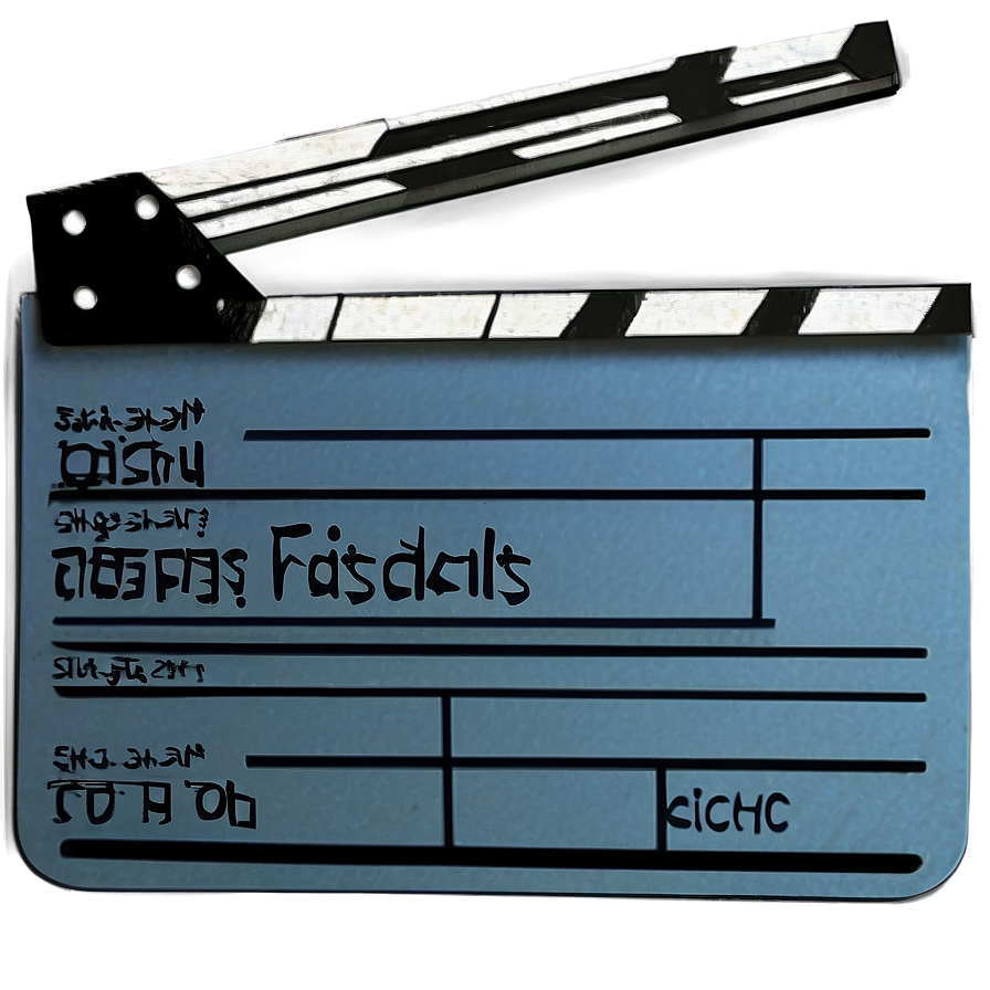 Film Slate Clapperboard Png 7 PNG Image