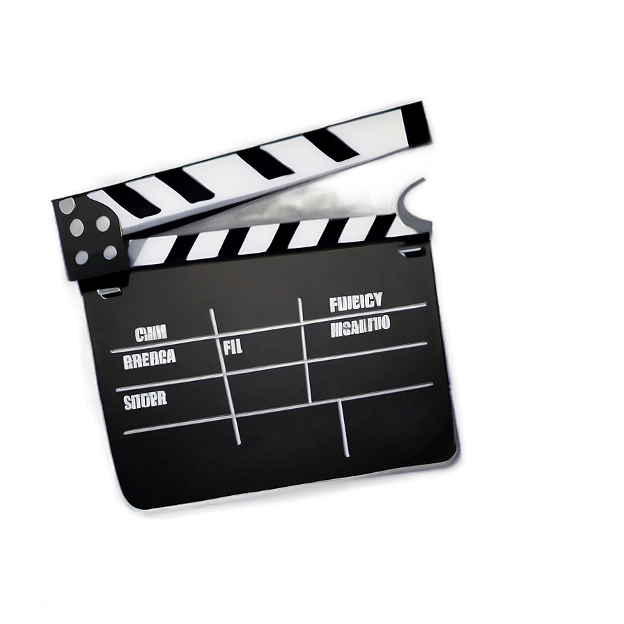 Film Slate For Cinematographers Png 06262024 PNG Image