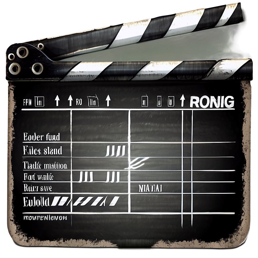 Film Slate For Editing Png Rse PNG Image