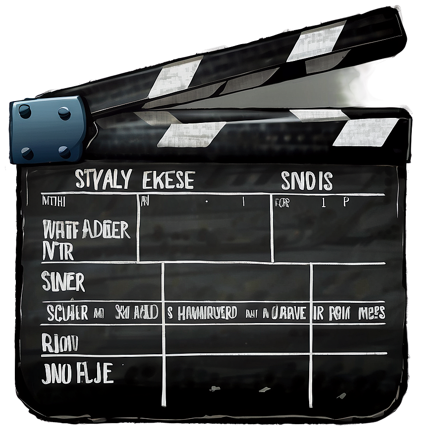 Film Slate For Indie Filmmakers Png 06262024 PNG Image