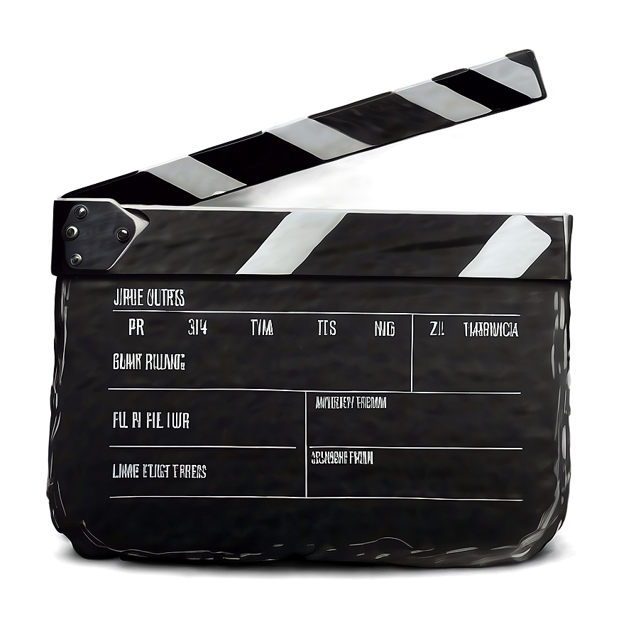 Film Slate For Movie Sets Png 06262024 PNG Image