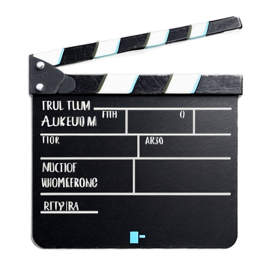 Film Slate For Movie Sets Png 06262024 PNG Image