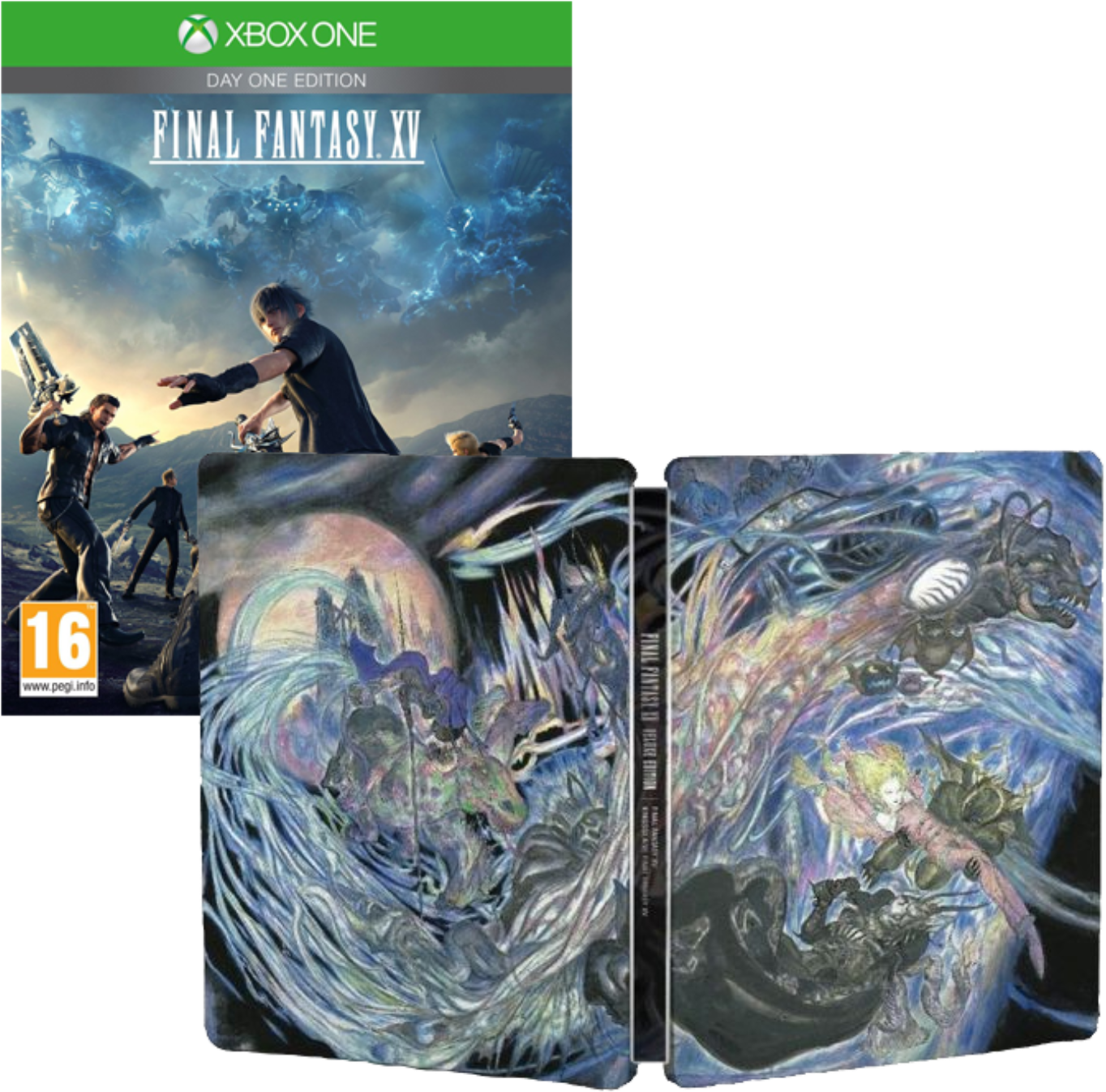 Final Fantasy X V Game Cover Art PNG Image